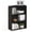 Blackwood, variant on SONGMY Book Shelf, 3-Tier Bookshelf, Storage Shelves Bookcase, 9.7 x 23.7 x 31.5, for Living Room, Bedroom, Home Office, French Oak