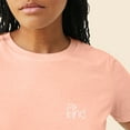 thumbnail image 5 of Dalix Be Kind Embroidered Cotton Relaxed Fit Short Sleeve Crewneck Tee Shirt Women in Terracotta S Small, 5 of 5