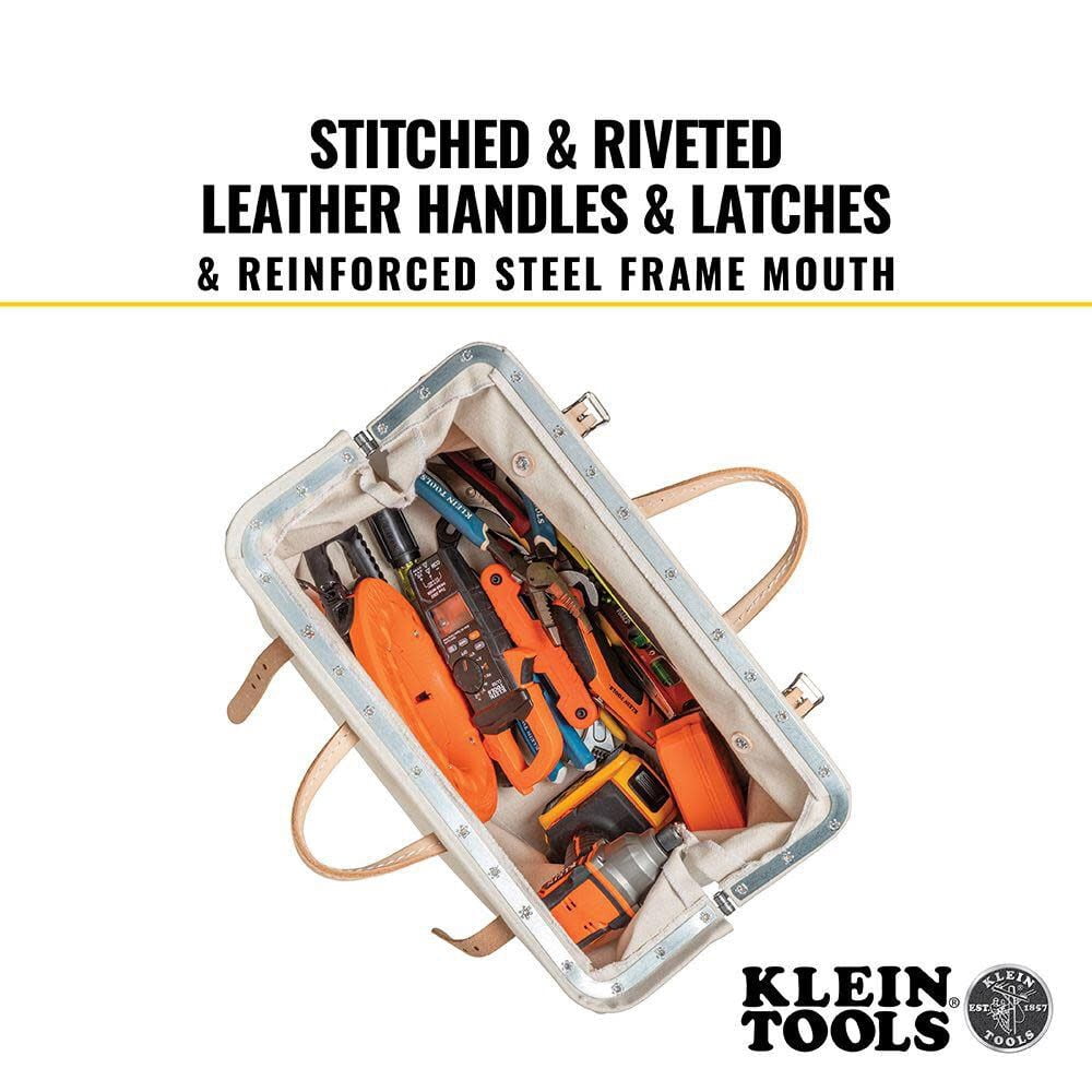 Klein Tools 18In (457 Mm) Canvas Tool Bag