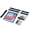 Black-5 Pack, variant on YUMQUA Clear Waterproof Dry Bag Pouch Marine for Phone Document Holder Kayaking Map Large, Black