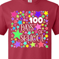 thumbnail image 4 of Inktastic 100 Days of School Pastel Stars T-Shirt, 4 of 5