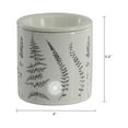 thumbnail image 6 of Mainstays Electric 18-Watt Botanical Decal Ceramic Wax Warmer, White, 6 of 7