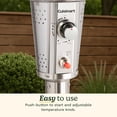 thumbnail image 4 of Cuisinart COH-300 Propane Push Start Ignition, 47,000 BTU Burner, Heats up to 200 sq. ft, 32" (L) x 85" (H), Stainless Steel Outdoor Patio Heater, 4 of 8