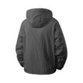thumbnail image 5 of Men's and Women's Sun-protective Clothing Workwear Jackets-Couple Skin Clothing Quick-drying Waterproof Breathable Tops for Spring and Autumn Outdoor Activities,Hiking,and Daily Use,Gray,S, 5 of 5