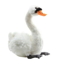 Realistic Swan Plush Toy Stuffed Animal Goose Soft Adorable Doll 10 inch Birthday Gift for Boys Girls