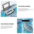 thumbnail image 5 of Bixox Washable Dolphin Printed Luggage Cover, Fashion Suitcase Protector Fits for X-Large luggage, 5 of 8