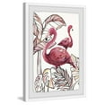 thumbnail image 3 of Marmont Hill Mh-Jultcn-74-Wfpfl-30 30" X 20" "Tropical Flamingos Ii" Framed Giclee, 3 of 6
