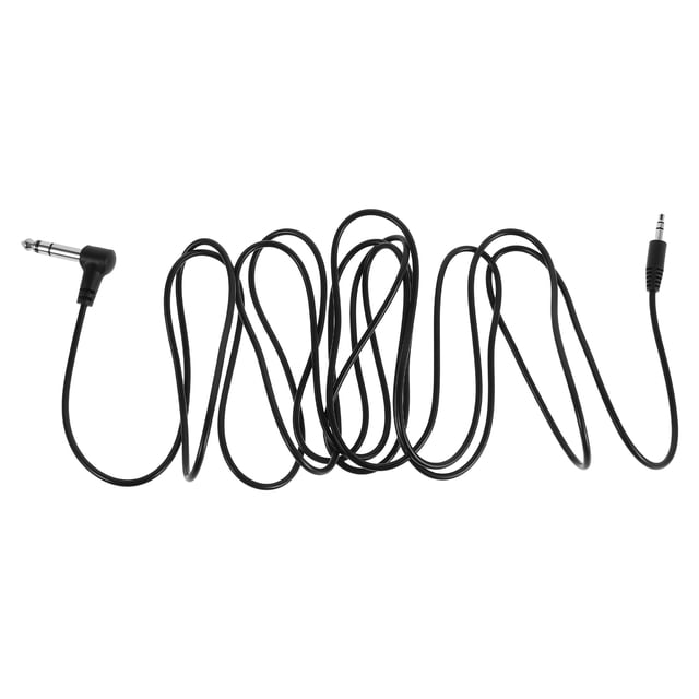 Phenofice Guitar Aux Audio Cable Black Plastic Durable and Reliable for Recording Live Performance 1Set Back to School