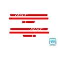 thumbnail image 6 of Chevy Silverado Red RST Crew Cab and Double Cab Body Side Decals 2019-2026 Set of 2 GM Licensed, 6 of 6