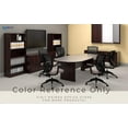 thumbnail image 3 of GOF 8 ft. Mahogany Conference Table with 6 Ergonomic Chairs (G10900B) – Modern Office Desk Set for Meetings, 3 of 10