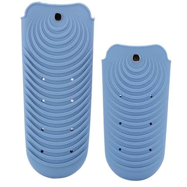 Funda de silicona resistente al calor, protector térmico para plancha de pelo, 2 uds.