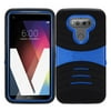For LG V20 Hard Gel Rubber KICKSTAND Case Phone Cover Accessory +Screen Guard