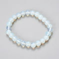thumbnail image 1 of Synthetic Opalite Beaded Stretch Bracelets Round 2-1/8 inch(55mm) Bead: 10mm, 1 of 2