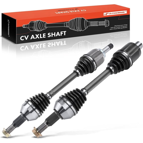 A-Premium CV Axle Shaft Assembly Compatible with Buick Enclave 2008-2017 Chevrolet Traverse GMC Acadia Saturn Outlook Front Side 2-PC Set
