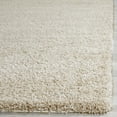 thumbnail image 3 of SAFAVIEH Santa Monica Cali Solid Shag Runner Rug, Beige, 2'3" x 9', 3 of 7