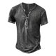thumbnail image 4 of Camiseta de manga larga y cuello redondo para hombre con detalle de botones - Camiseta de ocio para exteriores, primavera y otoño, poliéster-spandex, tallas S-XXXXXL, 4 of 4