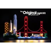 LED Lighting Kit for LEGO Architecture Skyline Collection San Francisco 21043