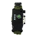 thumbnail image 3 of Outdoor Multifunctional Watch Alloy Portable Survival LED Emergency Torch Light Rope Compass Whistle Clock Rope Band Watch USB Rechargeable Heavy Attack Resistant Watch, 3 of 8