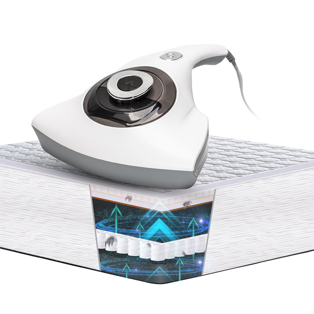 Daretodo Mattress Vacuum Cleaner,Mattress Cleaner,12KPa Handheld UV Bed Vacuum Cleaner for Pillow Sofa Carpets,White