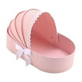 thumbnail image 5 of balikha Baby Shower Box Flower Box Cradle Floral Basket Birthday Gift Box Decorative Ornaments Romantic Contatiner Flower Arrangement Pink, 5 of 9