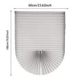 thumbnail image 2 of No Tools Cordless Pleated Fabric Window Shade Easy Install Polyester Panel Drapes Light Filtering Blinds for Interior, 2 of 3