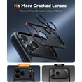 thumbnail image 2 of fuzhong-for iPhone 17 Pro Case: Upgraded [Full Camera Protection], with [1X Screen Protector], 6.3" for iPhone 17 Pro Magnetic case with Camera Control Button for Women Men, Black, 2 of 4