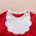 thumbnail image 4 of Hifot My First Christmas Baby Girl Boy Romper Christmas Outfits Newborn Long Sleeve Jumpsuit + Hat Infant Clothes Set, 6-9 Month, Red, 4 of 7