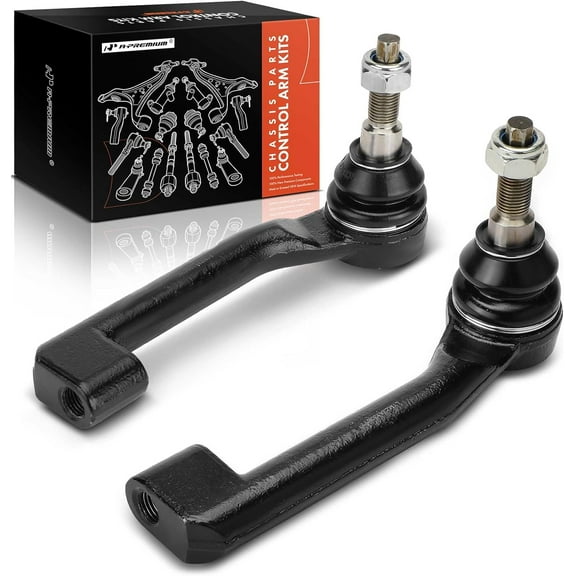 A-Premium 2 x Front Outer Tie Rod Ends, Compatible with Ford Explorer, Police Interceptor Utility, 2020 2021 2022 2023