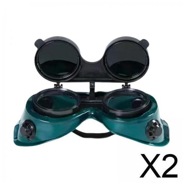 Gafas de soldadura,Gafas de soldadura abatibles Gafas de protección para los ojos,Gafas de soldadura seguras diadema ajustable,Gafas protectoras para los ojos Antiarañazos