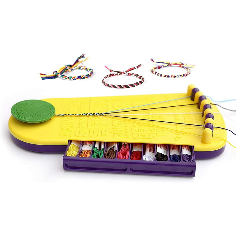 My Friendship Bracelet Maker Kit - Travel Ready with Attached
