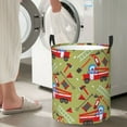 thumbnail image 4 of Lsque Cartoon Fire Truck pattern Laundry Hamper Basket, Tall Woven Rope Hamper Basket for Clothes, Lightweight Storage Basket, Collapsible Waterproof-Medium, 4 of 8