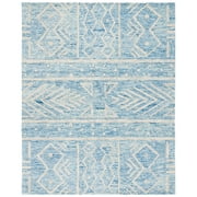 SAFAVIEH Chatham CHT764B Handmade Blue / Ivory Rug