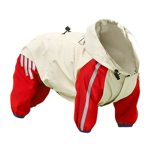 TIELUTT Raincoat and Adjustable Lightweight Yellow | Hooded Raincoat Pet Clothes for Small Dogs Pet Clothes for Large Dogs Pet Clothes for Medium Dogs Summer Pet Clothes for Medium Dogs Female Pet Cl