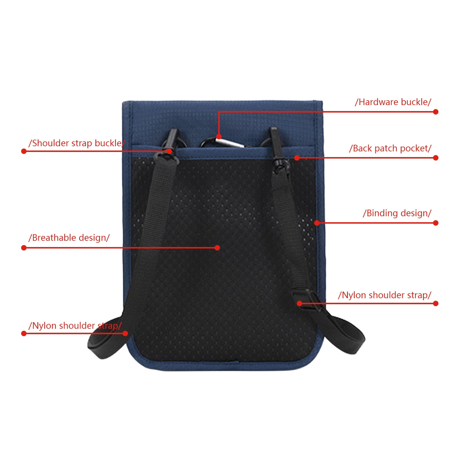 EGNMCR Crossbody Bag For Men Women Travel Passport Wallet Bag For Cell Phone Small Neck Pouch Side Shoulder Bag For Men Women