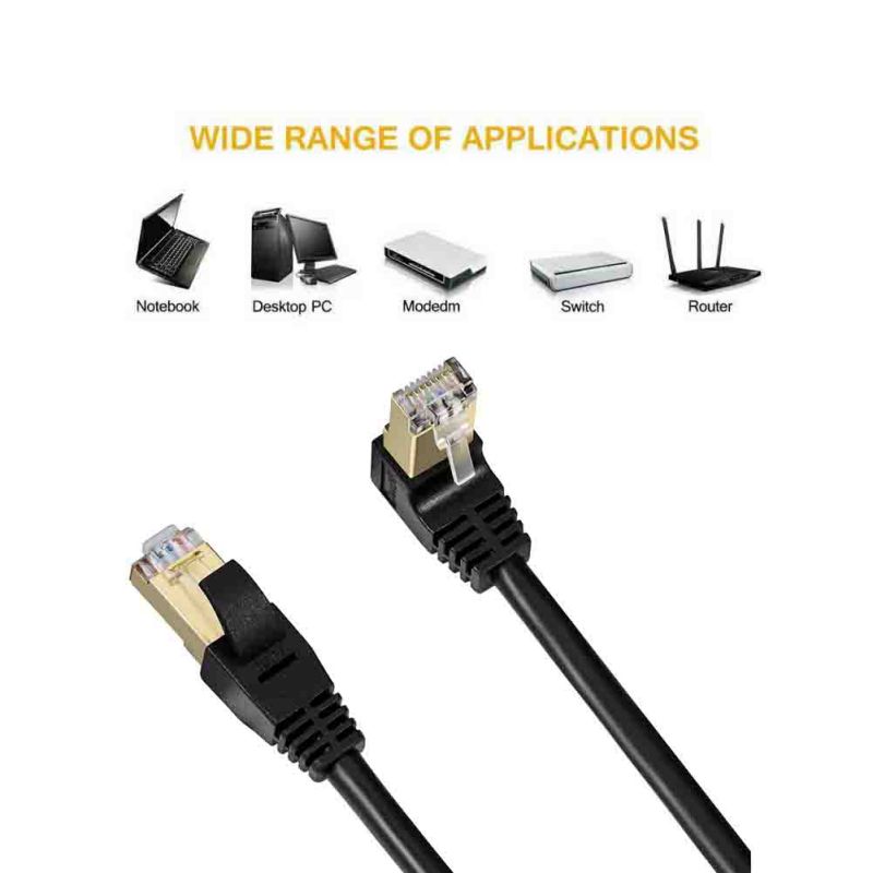 Taykoo Cat7 Cable 1 Ft Flat Cable LAN