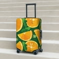 thumbnail image 5 of Yiaed Orange Print Travel Luggage Cover Suitcase Protector Fits 18-32 Inch Luggage Wheel Covers Patterned Elastic Luggage Anti-scratch（No luggage）-Medium, 5 of 5