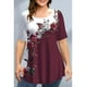 thumbnail image 4 of Camisetas con estampado 3d para mujer, ropa informal holgada con estampado de mariposa, Tops básicos Harajuku con cuello en V 5xl, verano 2023, 4 of 4