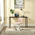 thumbnail image 3 of Homy Casa 47.2" Computer Desk for Home Office Workstation Bedroom, Natural, 3 of 6