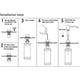 thumbnail image 5 of Distributeur Savon pour évier, Distributeur Savon en Acier Inoxydable, 300ml Argent Distributeur Savon en Acier Inoxydable pour Accessoires Lavabo, Accessoires Cuisine, 5 of 5