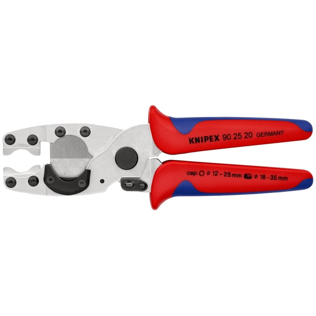 KNIPEX 90 25 20 Cortatubos Para tubos combinados y de protección Con fundas en dos componentes galvanizado 210 mm