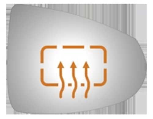 Burco Side View Mirror Replacement Glass - Clear Glass - 5466H