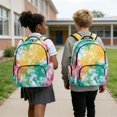 thumbnail image 5 of Xixirimido Cosmic Tie-Dye Print 17 Inch Kids Backpacks for Boys Girls Preschool, Kindergarten, Elementary School Backpacks with Multi-pocket Students School Bag, 5 of 8