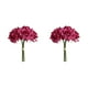 thumbnail image 1 of Wosthever Rosas artificiales 5 cabezas Flores falsas Novia Boda Ramo Flores de plástico Romántico Real Touch Photo Prop Layout Rosa roja 2piezas, 1 of 6