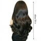 thumbnail image 3 of Peluca de mujer de cabello largo ondulado y rizado con flequillo natural en el centro., 3 of 4