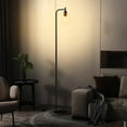 thumbnail image 4 of Costway Industrial Floor Lamp with Hanging Glass Lampshade and Foot Switch Modern, 4 of 10