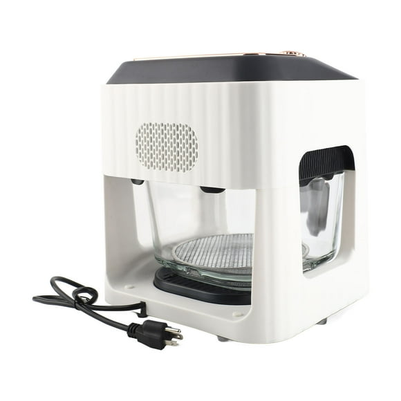 Smart Visual Fryer Cooker, Oven with Smart Temperature Control and 360 Degree Visual Window, Less Oil Frying for Crispy Taste