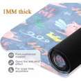 thumbnail image 4 of Dreamtimes Smile Pigs Yoga Mat Non-Slip Fitness Exercise Mat Microfiber 71 x 26 inch Soft Yoga Mat Towel with Carry Bag, 4 of 7