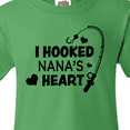 thumbnail image 4 of Inktastic I Hooked Nana's Heart with Fishing Rod Youth T-Shirt, 4 of 5
