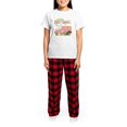 thumbnail image 4 of CafePress - World's Sweetest Mema Women's Light Pajamas - Women's Short Sleeve Print T-Shirt and Pants Light Cotton Pajama Set, 4 of 7