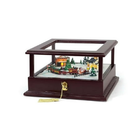 mr christmas holiday gold label collection showcase music mr christmas train music box